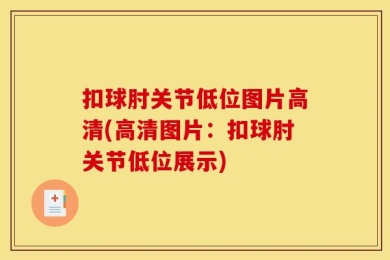 扣球肘关节低位图片高清(高清图片：扣球肘关节低位展示)