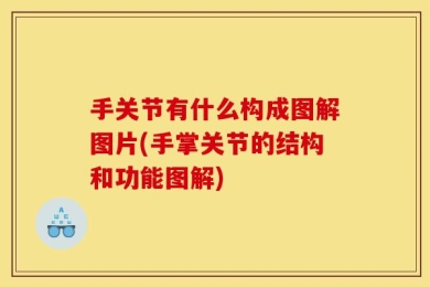 手关节有什么构成图解图片(手掌关节的结构和功能图解)