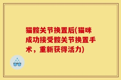 猫髋关节换置后(猫咪成功接受髋关节换置手术，重新获得活力)