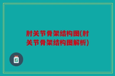 肘关节骨架结构图(肘关节骨架结构图解析)