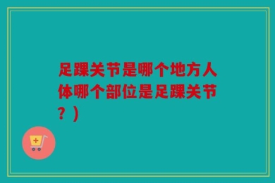 足踝关节是哪个地方人体哪个部位是足踝关节？)