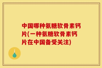中国哪种氨糖软骨素钙片(一种氨糖软骨素钙片在中国备受关注)