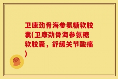 卫康劲骨海参氨糖软胶囊(卫康劲骨海参氨糖软胶囊，舒缓关节酸痛)