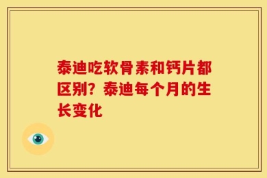 泰迪吃软骨素和钙片都区别？泰迪每个月的生长变化