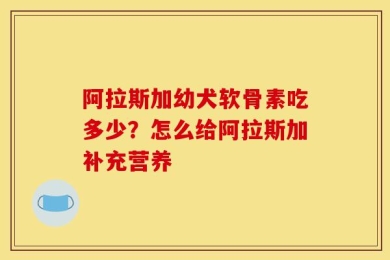 阿拉斯加幼犬软骨素吃多少？怎么给阿拉斯加补充营养