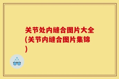 关节处内缝合图片大全(关节内缝合图片集锦)