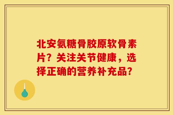北安氨糖骨胶原软骨素片?关注关节健康,选择正确的营养补充品? 北安氨糖骨胶原软骨素片?关注关节健康,选择正确的营养补充品?