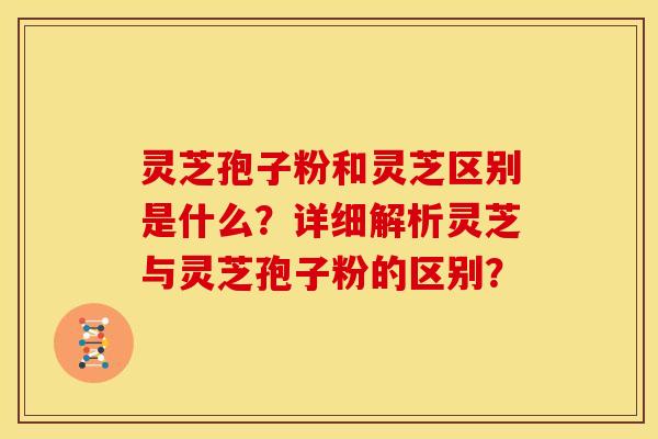 灵芝孢子粉和灵芝区别是什么?详细解析灵芝与灵芝孢子粉的区别? 灵芝孢子粉和灵芝区别是什么?详细解析灵芝与灵芝孢子粉的区别?