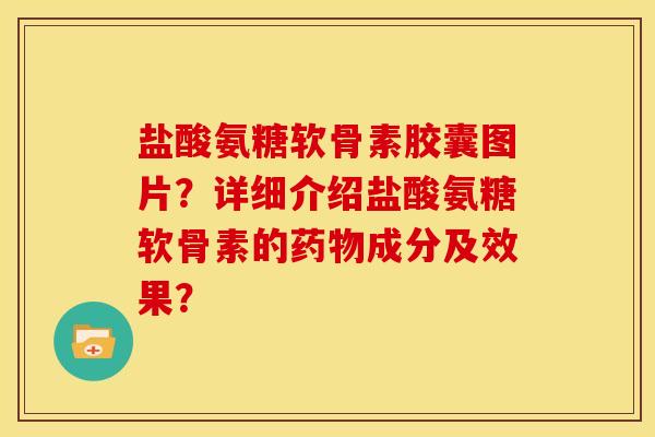盐酸氨糖软骨素胶囊图片？详细介绍盐酸氨糖软骨素的成分及效果？