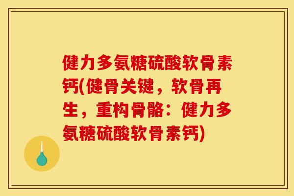 健力多氨糖硫酸软骨素钙(健骨关键,软骨再生,重构骨骼:健力多氨糖硫酸软骨素钙) 健力多氨糖硫酸软骨素钙(健骨关键,软骨再生,重构骨骼:健力多氨糖硫酸软骨素钙)