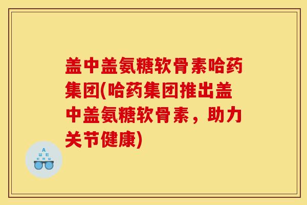 盖中盖氨糖软骨素哈药集团(哈药集团推出盖中盖氨糖软骨素，助力关节健康)