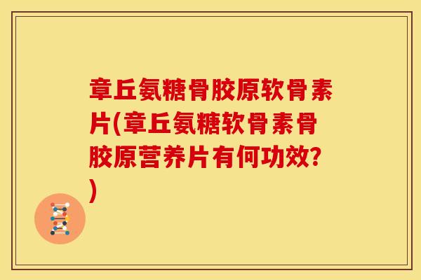 章丘氨糖骨胶原软骨素片(章丘氨糖软骨素骨胶原营养片有何功效？)