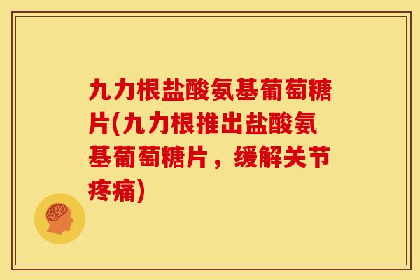 九力根盐酸氨基葡萄糖片(九力根推出盐酸氨基葡萄糖片,缓解关节) 九力根盐酸氨基葡萄糖片(九力根推出盐酸氨基葡萄糖片,缓解关节)