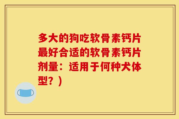 多大的狗吃软骨素钙片好合适的软骨素钙片剂量:适用于何种犬体型?) 多大的狗吃软骨素钙片好合适的软骨素钙片剂量:适用于何种犬体型?)