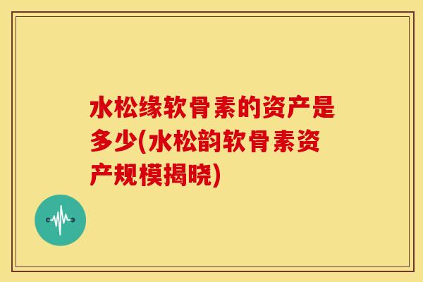 水松缘软骨素的资产是多少(水松韵软骨素资产规模揭晓)