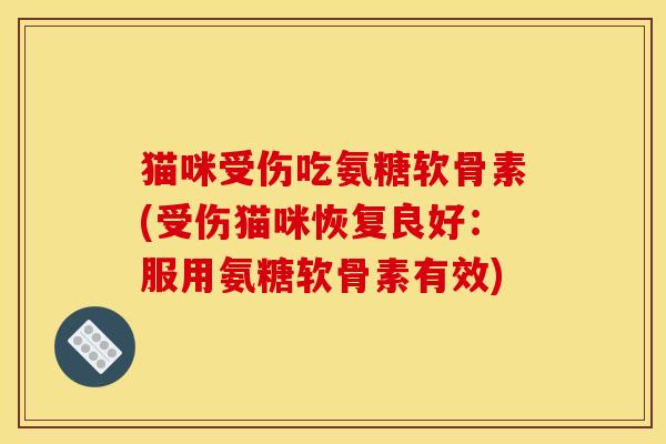 猫咪受伤吃氨糖软骨素(受伤猫咪恢复良好:服用氨糖软骨素有效) 猫咪受伤吃氨糖软骨素(受伤猫咪恢复良好:服用氨糖软骨素有效)