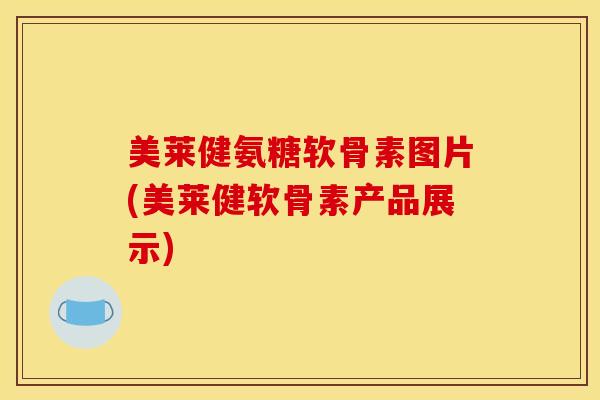 美莱健氨糖软骨素图片(美莱健软骨素产品展示)