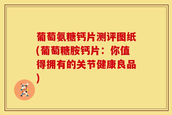 葡萄氨糖钙片测评图纸(葡萄糖胺钙片:你值得拥有的关节健康良品) 葡萄氨糖钙片测评图纸(葡萄糖胺钙片:你值得拥有的关节健康良品)