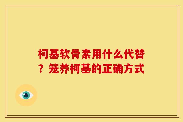 柯基软骨素用什么代替?笼养柯基的正确方式 柯基软骨素用什么代替?笼养柯基的正确方式
