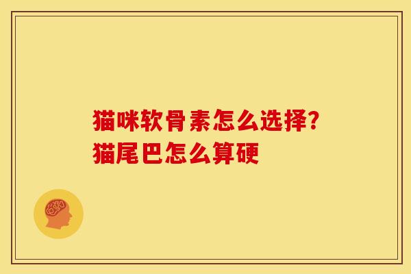 猫咪软骨素怎么选择?猫尾巴怎么算硬 猫咪软骨素怎么选择?猫尾巴怎么算硬