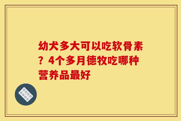 幼犬多大可以吃软骨素?4个多月德牧吃哪种营养品好 幼犬多大可以吃软骨素?4个多月德牧吃哪种营养品好
