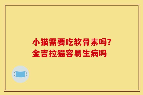 小猫需要吃软骨素吗?金吉拉猫容易生吗 小猫需要吃软骨素吗?金吉拉猫容易生吗