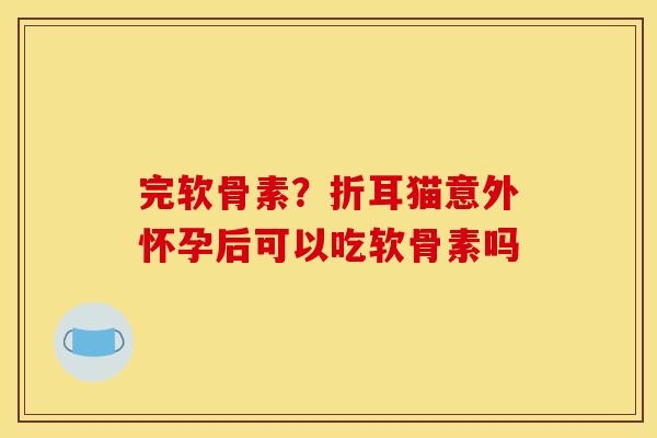 完软骨素?折耳猫意外怀孕后可以吃软骨素吗 完软骨素?折耳猫意外怀孕后可以吃软骨素吗