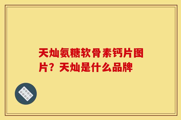 天灿氨糖软骨素钙片图片?天灿是什么品牌 天灿氨糖软骨素钙片图片?天灿是什么品牌