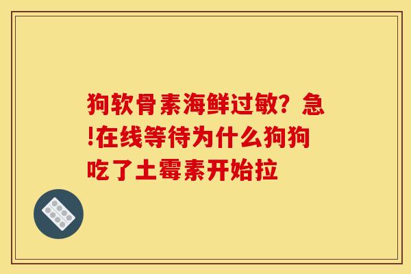 狗软骨素海鲜?急!在线等待为什么狗狗吃了土霉素开始拉 狗软骨素海鲜?急!在线等待为什么狗狗吃了土霉素开始拉