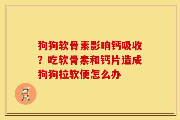 狗狗软骨素影响钙吸收?吃软骨素和钙片造成狗狗拉软便怎么办 狗狗软骨素影响钙吸收?吃软骨素和钙片造成狗狗拉软便怎么办