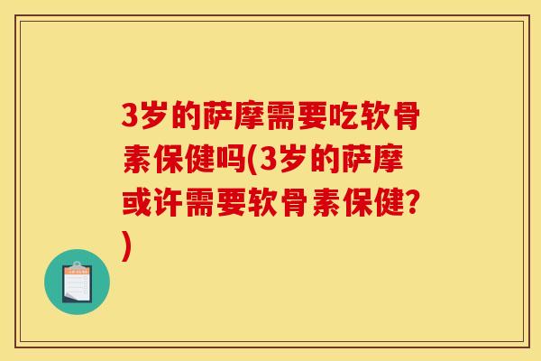 3岁的萨摩需要吃软骨素保健吗(3岁的萨摩或许需要软骨素保健？)