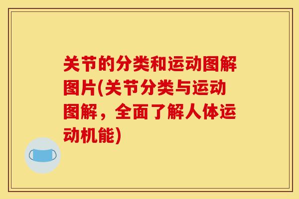 关节的分类和运动图解图片(关节分类与运动图解，全面了解人体运动机能)
