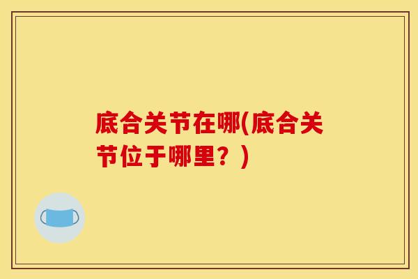 底合关节在哪(底合关节位于哪里？)