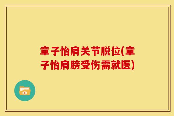 章子怡肩关节脱位(章子怡肩膀受伤需就医) 章子怡肩关节脱位(章子怡肩膀受伤需就医)
