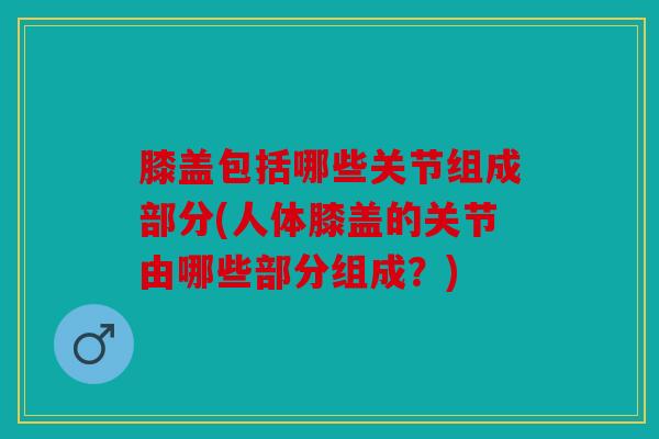 膝盖包括哪些关节组成部分(人体膝盖的关节由哪些部分组成?) 膝盖包括哪些关节组成部分(人体膝盖的关节由哪些部分组成?)