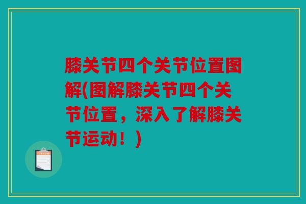 膝关节四个关节位置图解(图解膝关节四个关节位置，深入了解膝关节运动！)