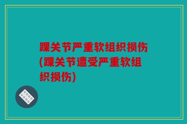 踝关节严重软组织损伤(踝关节遭受严重软组织损伤) 踝关节严重软组织损伤(踝关节遭受严重软组织损伤)