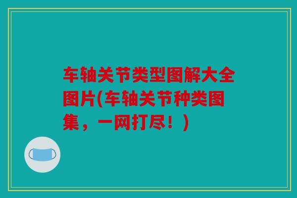 车轴关节类型图解大全图片(车轴关节种类图集，一网打尽！)