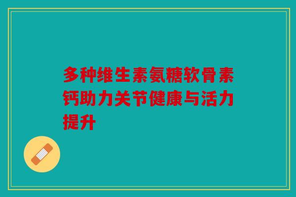 多种维生素氨糖软骨素钙助力关节健康与活力提升 多种维生素氨糖软骨素钙助力关节健康与活力提升