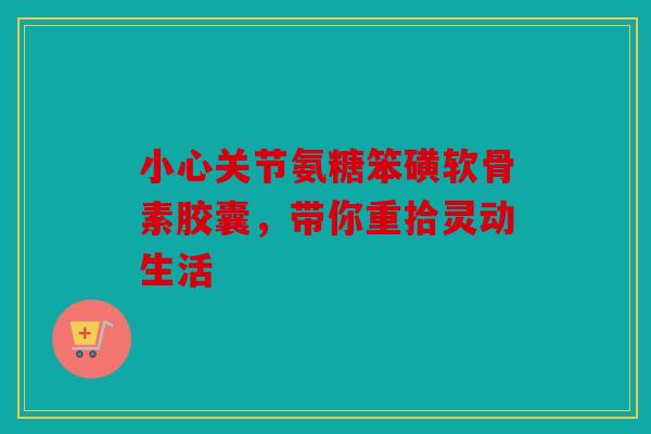 小心关节氨糖笨磺软骨素胶囊,带你重拾灵动生活 小心关节氨糖笨磺软骨素胶囊,带你重拾灵动生活
